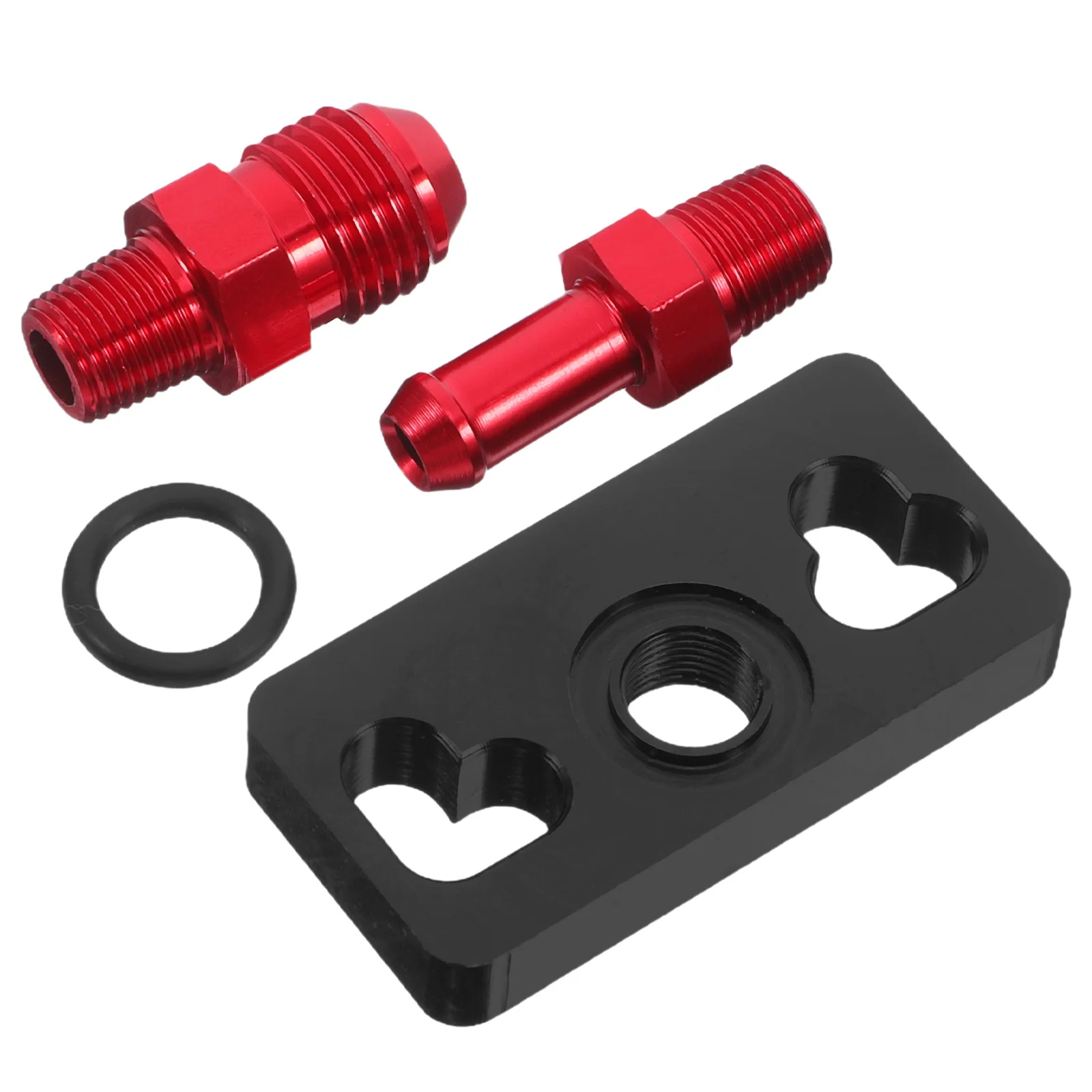 

1 Set Oil Rail Adapter Metal Line Quick Connectors For Engine Performance Stable Oil Supply Compatible With Honda