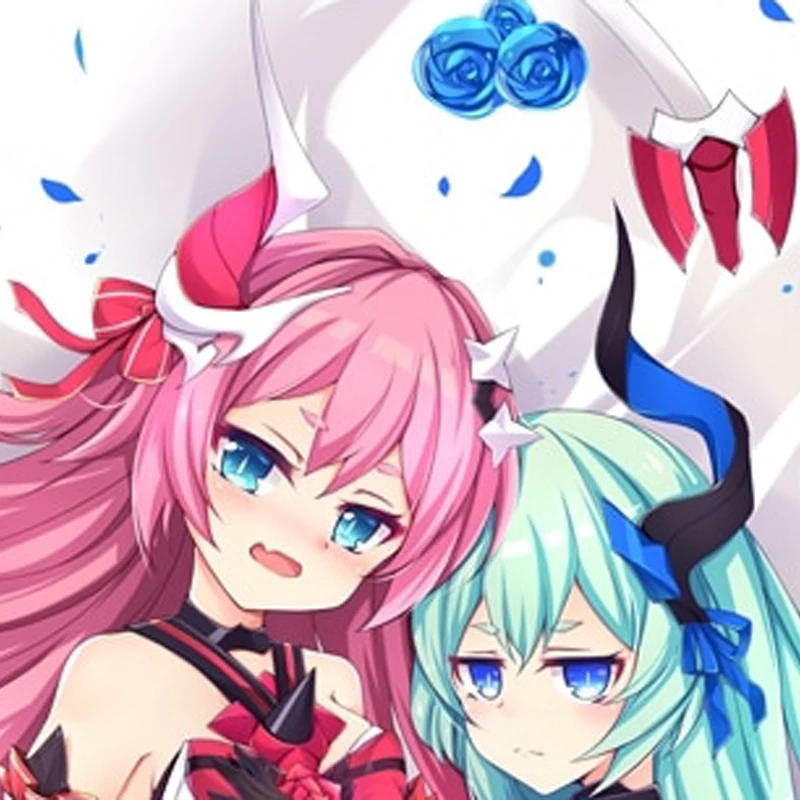 Dakimakura Anime Pillow Case Olenyeva Sisters Double-sided Print Of Life-size Body Pillowcase Gifts
