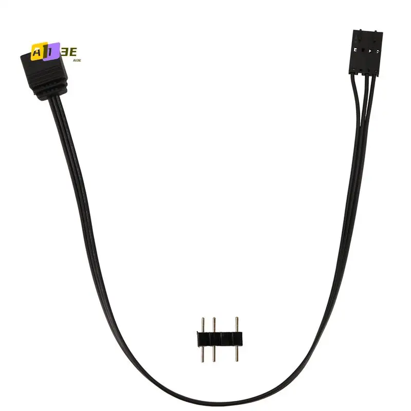 A13E-For Corsair 4PIN RGB To Standard ARGB 3-Pin 5V Adapter Connector RGB Cable 25Cm