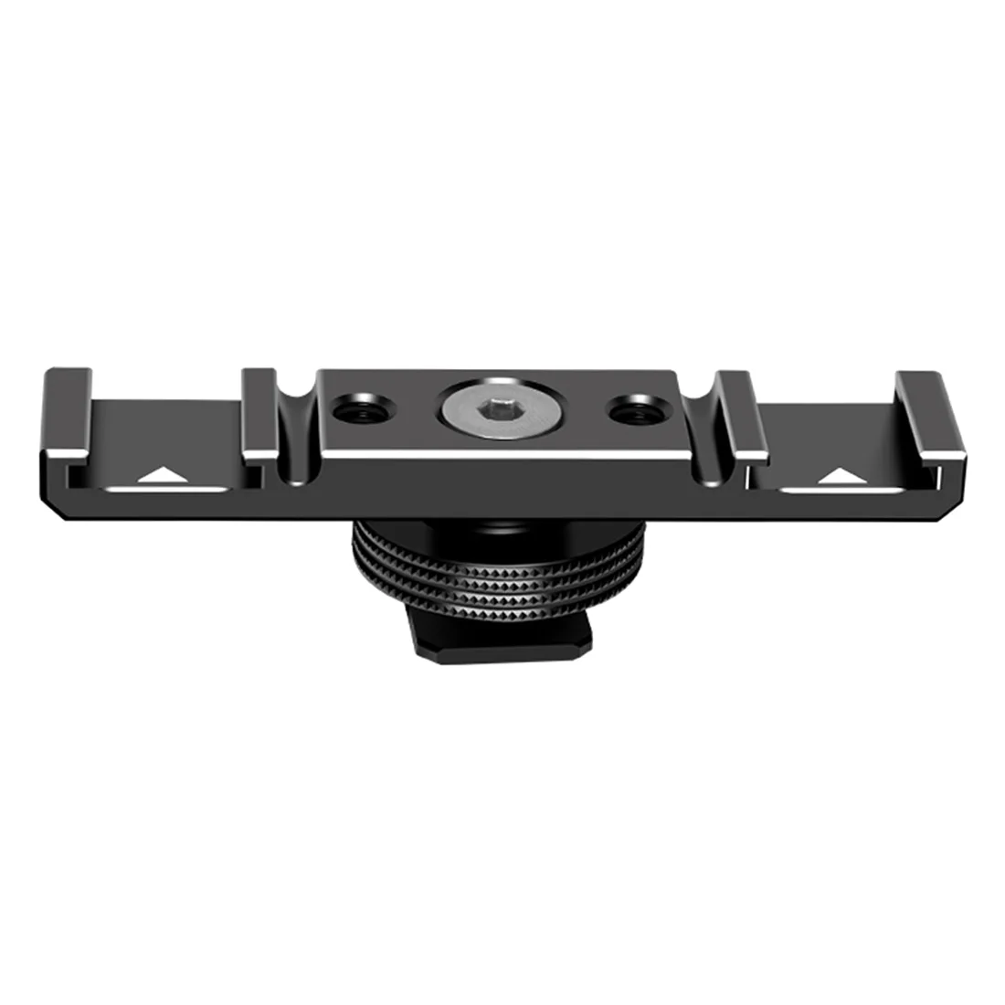 Triple/Doppel Kalt/Heißschuh Adapter 1/4 "Montage Verlängerung Bar Video Halterung für Canon für Nikon stativ Kamera Licht Mikrofon – Detail 11