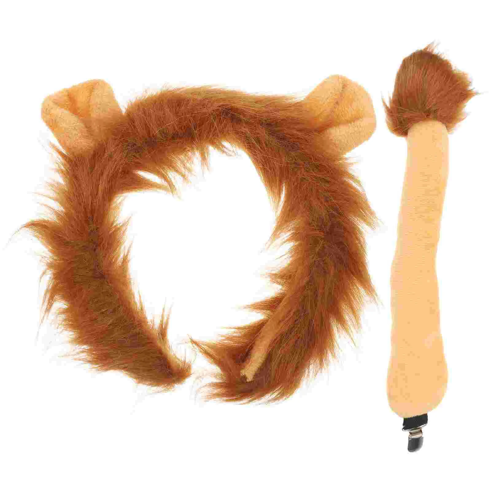 Cosplay Party Prop Lion Headband Bands Halloween Animal Ears Hair Hoops Child The