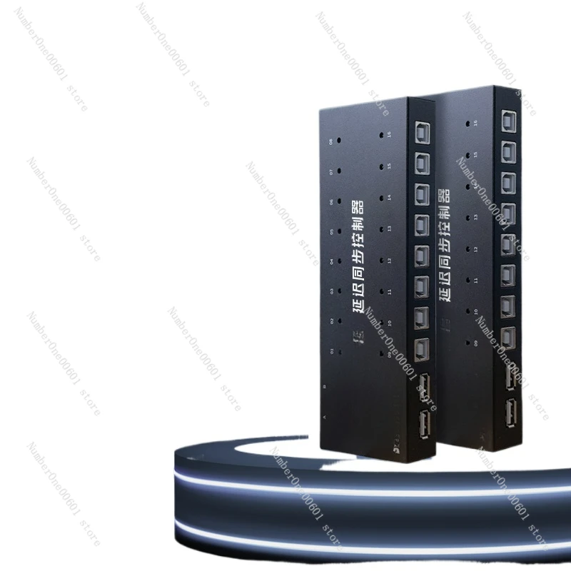 Game Shield Synchronizer for  8-Port 16 Port Set Delay Time New KVM Switcher Game Brick Moving Mobile Control