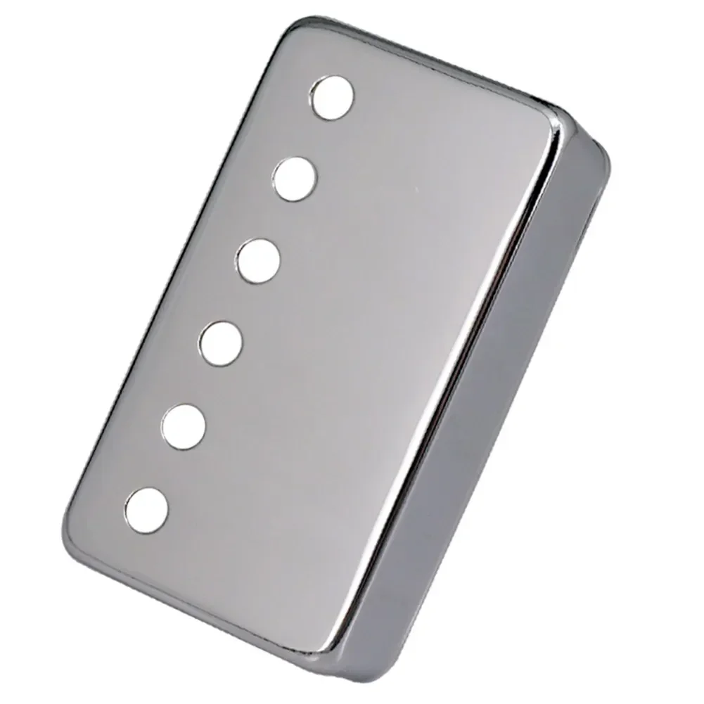 Cubierta de pastilla Humbucker de Metal de 50/52mm, Metal negro plateado para guitarra eléctrica estilo LP, accesorios de piezas de guitarra negra