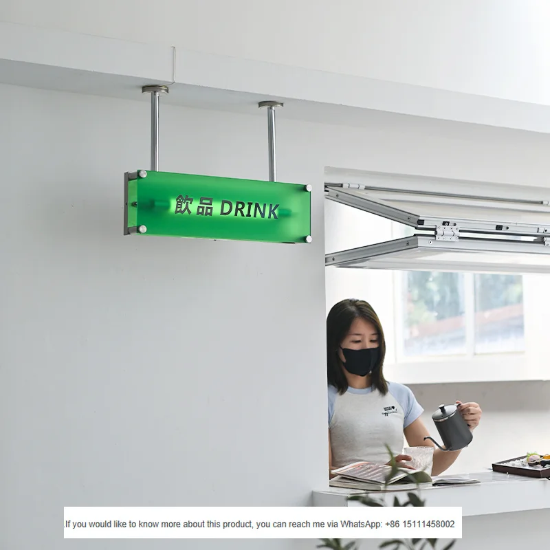 Frosted Acrylic Light Box Billboard Light-emitting Billboards Clothing Shops Hanging Sign Custom
