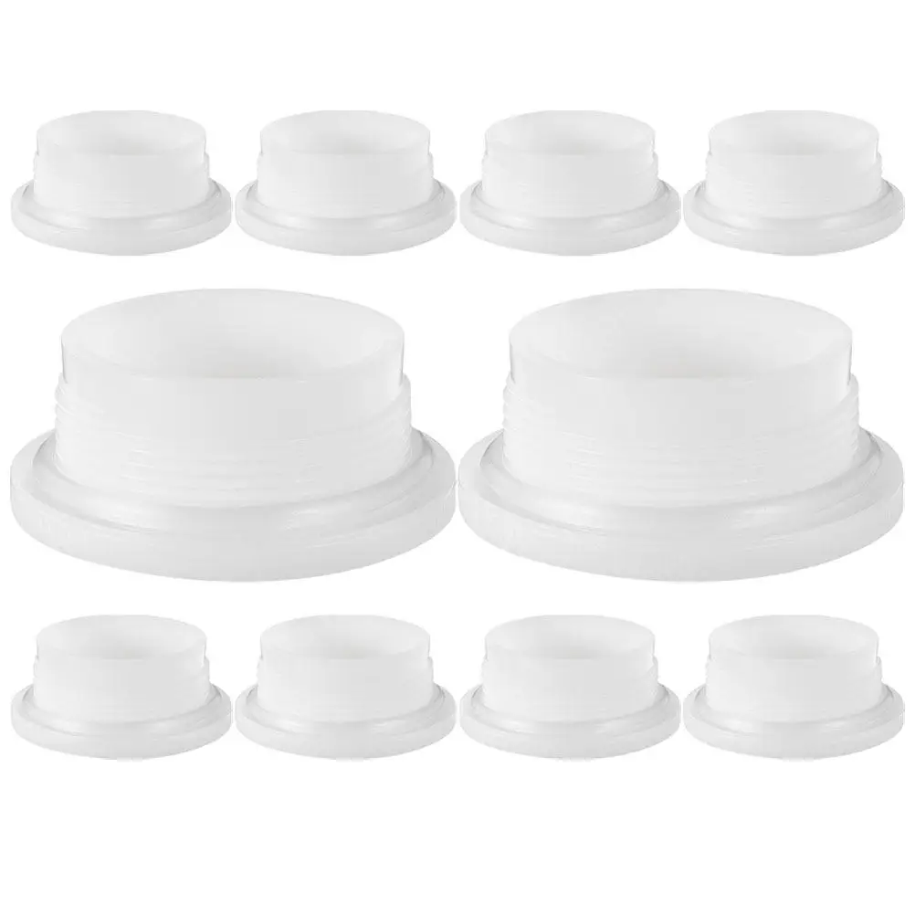 20Pcs Chemical Drum Bung Caps External Thread Plastic Oil Drum Seal Covers for 200L Barrel Leak- Barrel Caps