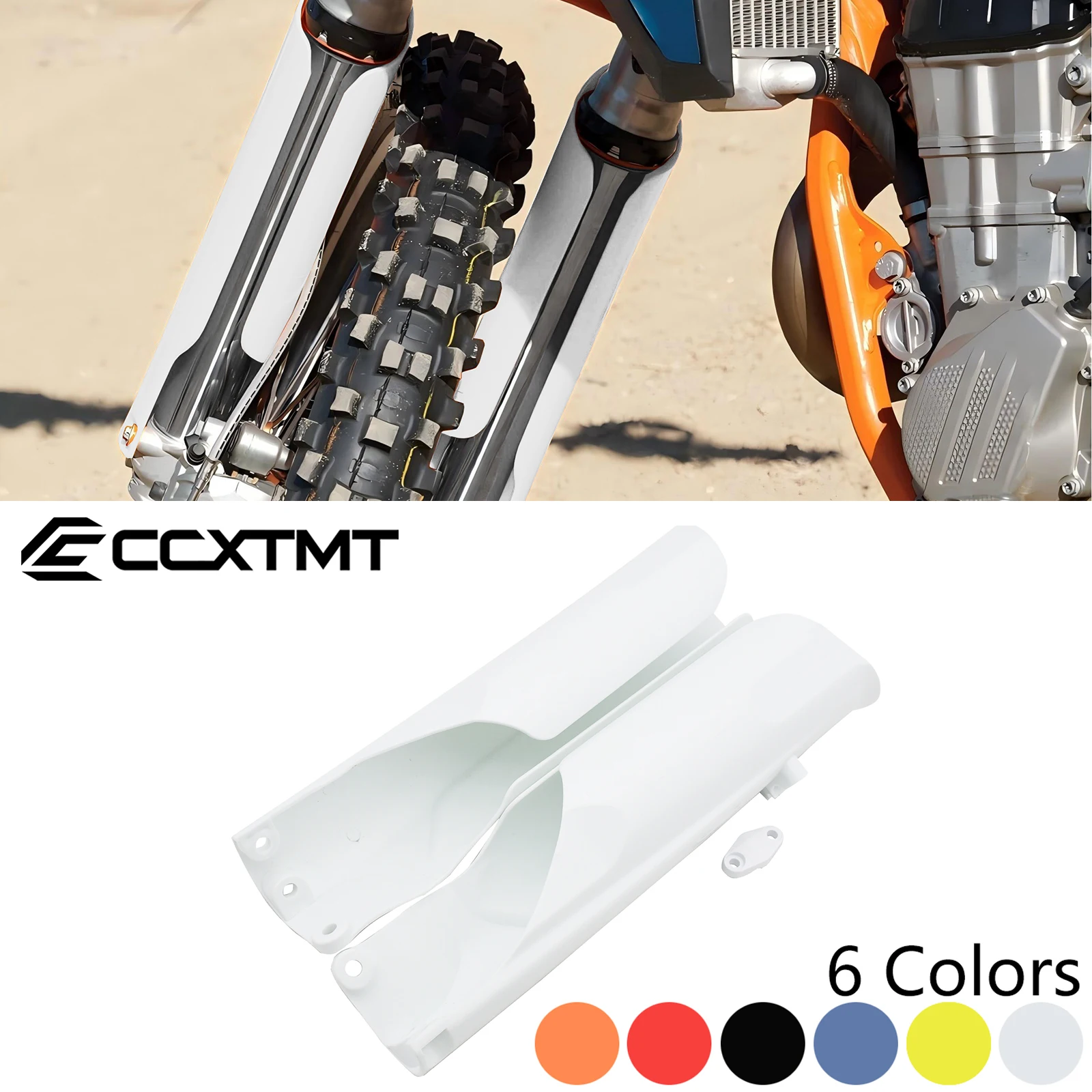 

Motorcycle Fork Cover Shock Absorber Wrap Cover Guard Protector For KTM XC XCF XCW XCFW SX SXF EXC EXCF 125-500 2016-2023 2024
