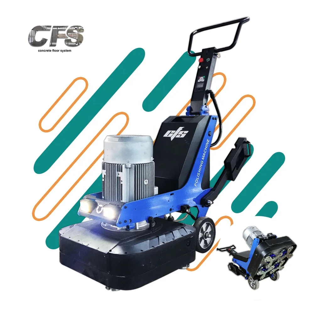 Factory Direct Supply Concrete Floor Grinder With Vacuum NX-GD700Q Epoxy Paint Floor Garage High Efficiency 12 Disc