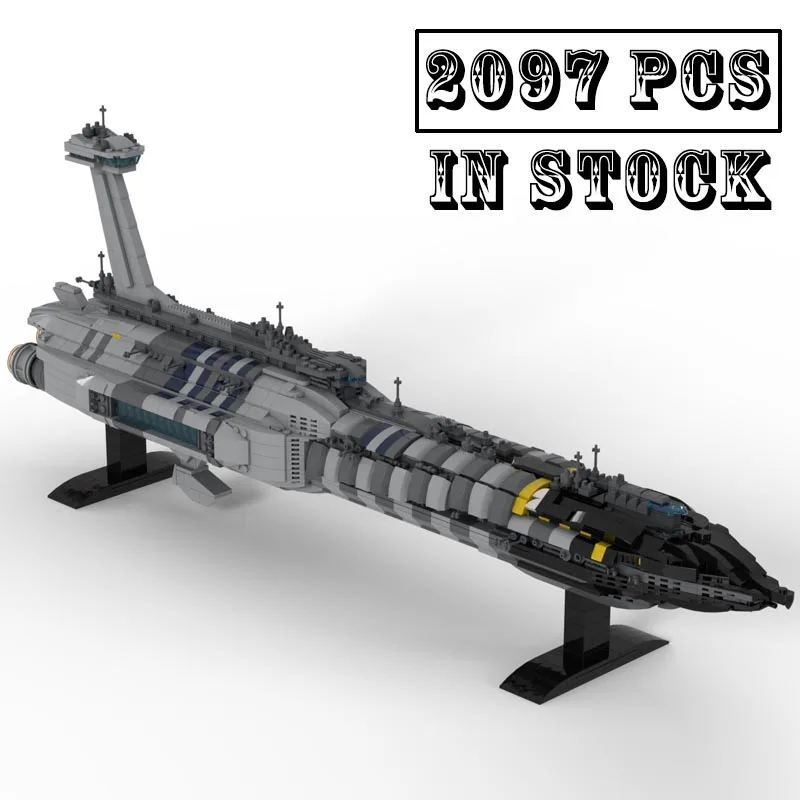 New MOC-82039 Space Providence Class Fearless Invisible Hand Model Building Blocks Self-locking Brick Assembled Christmas Gifts