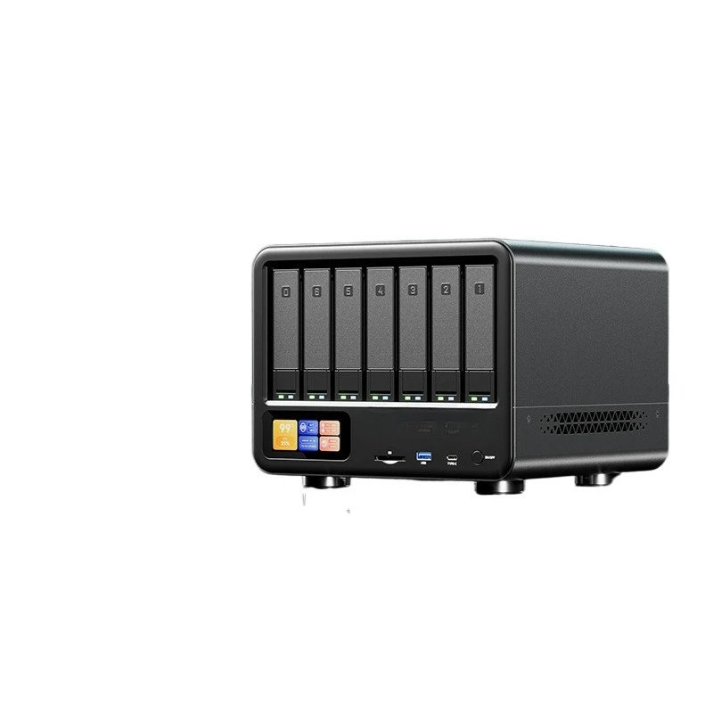 Mini Host 11 Disk Home NAS Private Cloud as a Service Network Disk Desktop PC R7 Enterprise PRO8845HS Dual 2.5G Network Port