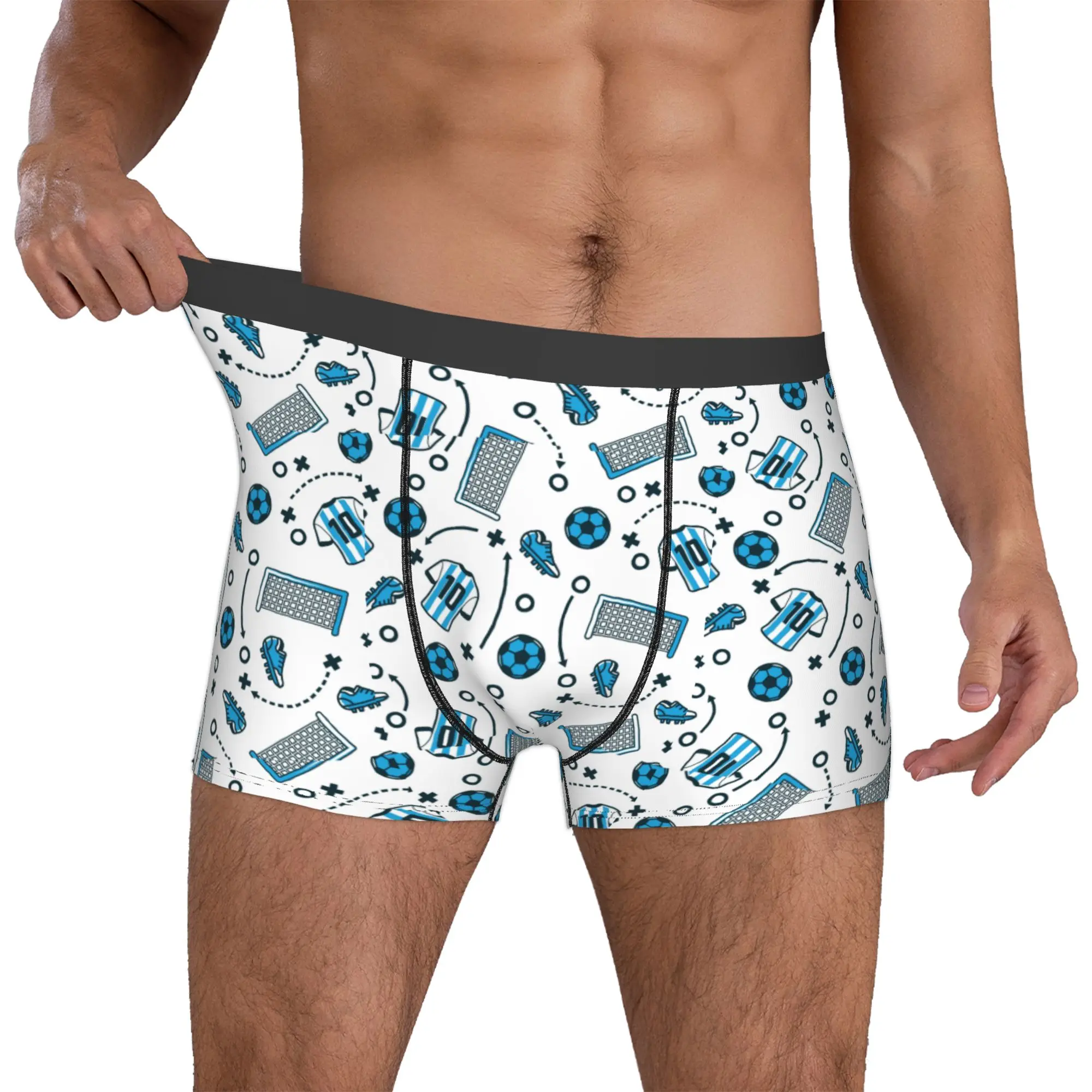 Football  Soccer  Boxers Shorts Men  Briefs Underwear Fashion Underpants
