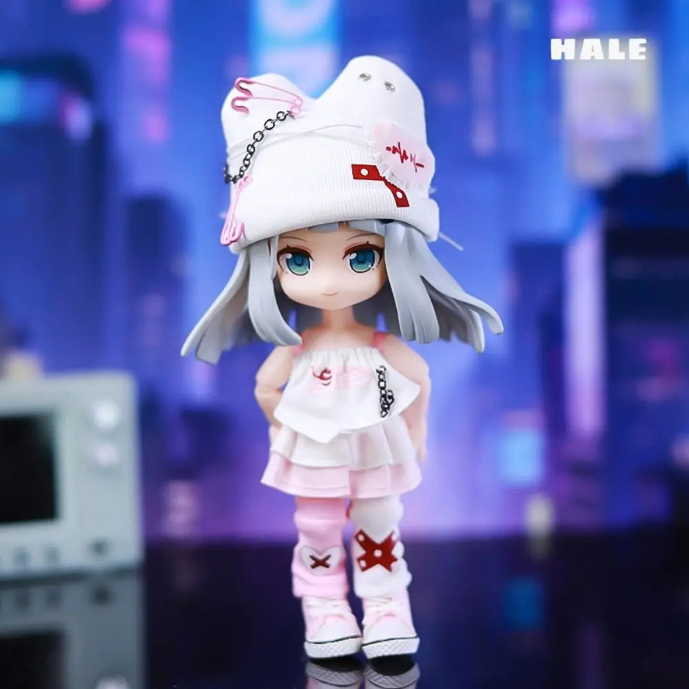 Ob11 เสื้อผ้า Heart Beat Series ชุดอินเทรนด์เสื้อยืดกางเกงขาสั้นหมวกสําหรับ Molly 1/12BJD GSC YMY P9 Body UF ตุ๊กตาอุปกรณ์เสริม