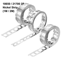 1M/2M Nickel Strip 2P  Nickel Strips For 18650/21700 Lithium Battery Welding Tape Nickel Plated Belt