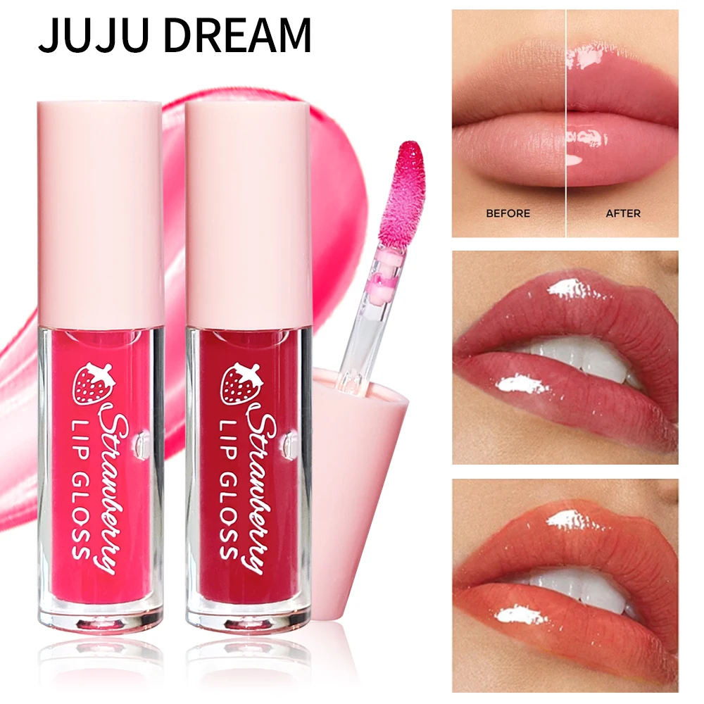 6 Stück weiche, leuchtende, feuchtigkeitsspendende Textur, langanhaltender, feuchtigkeitsspendender, pigmentierter Lipgloss, natürliches Schimmer-Finish, Geschenk für Frauen