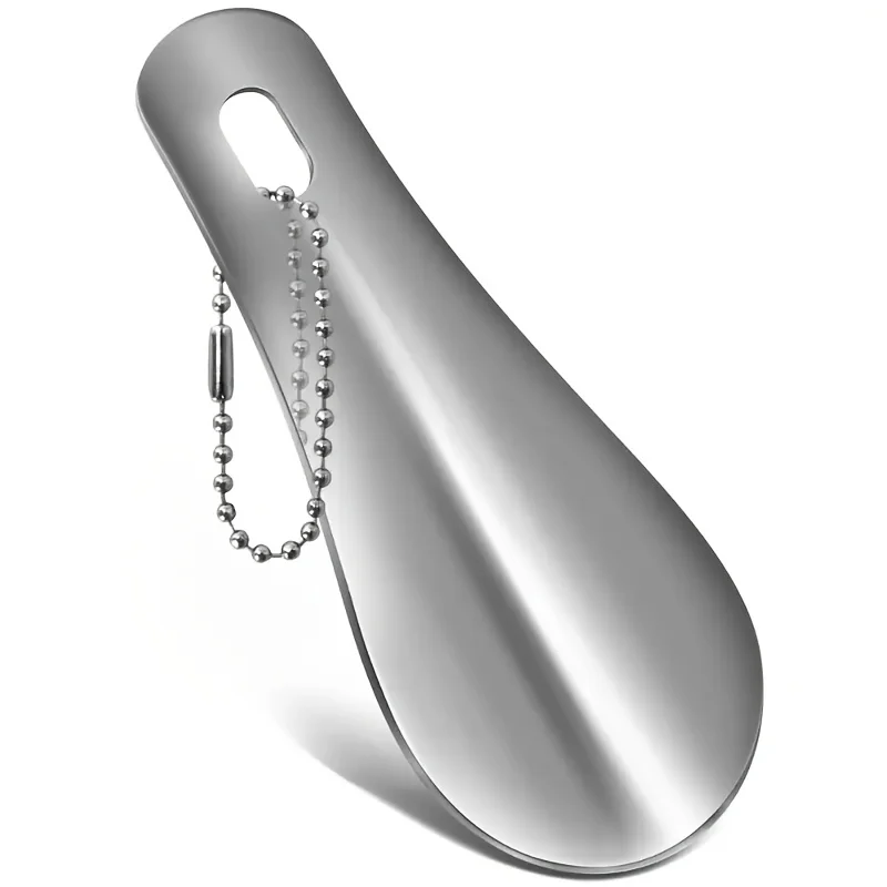 2 pièces Chausse-pieds portable en acier inoxydable - Ergonomique, durable, facile à utiliser, idéal pour la maison et les voyages, cadeau parfait
