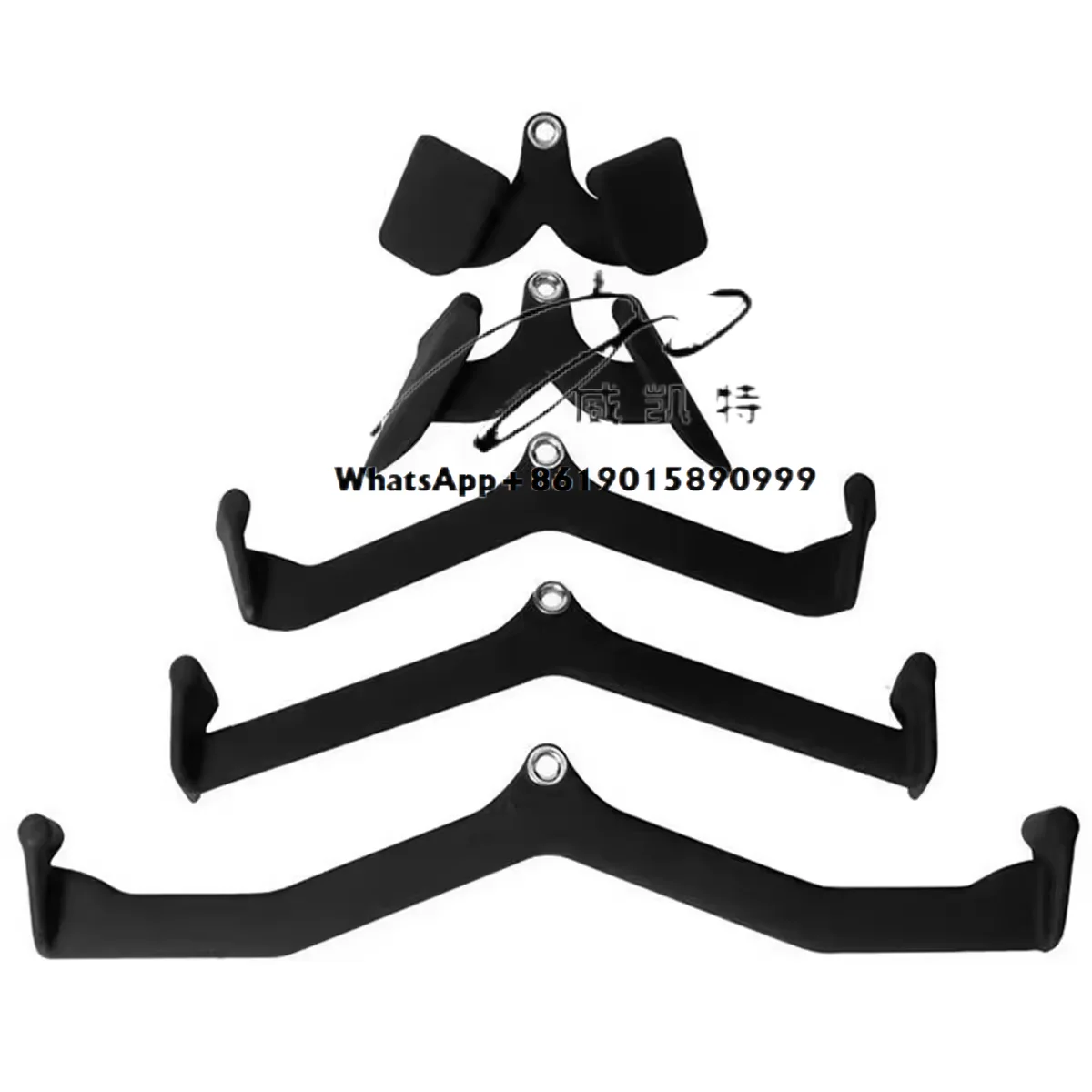 Pull Down Bar Fitness Roeien T-bar V-bar Katrol Kabel Machine Bijlagen Down Oefeningen