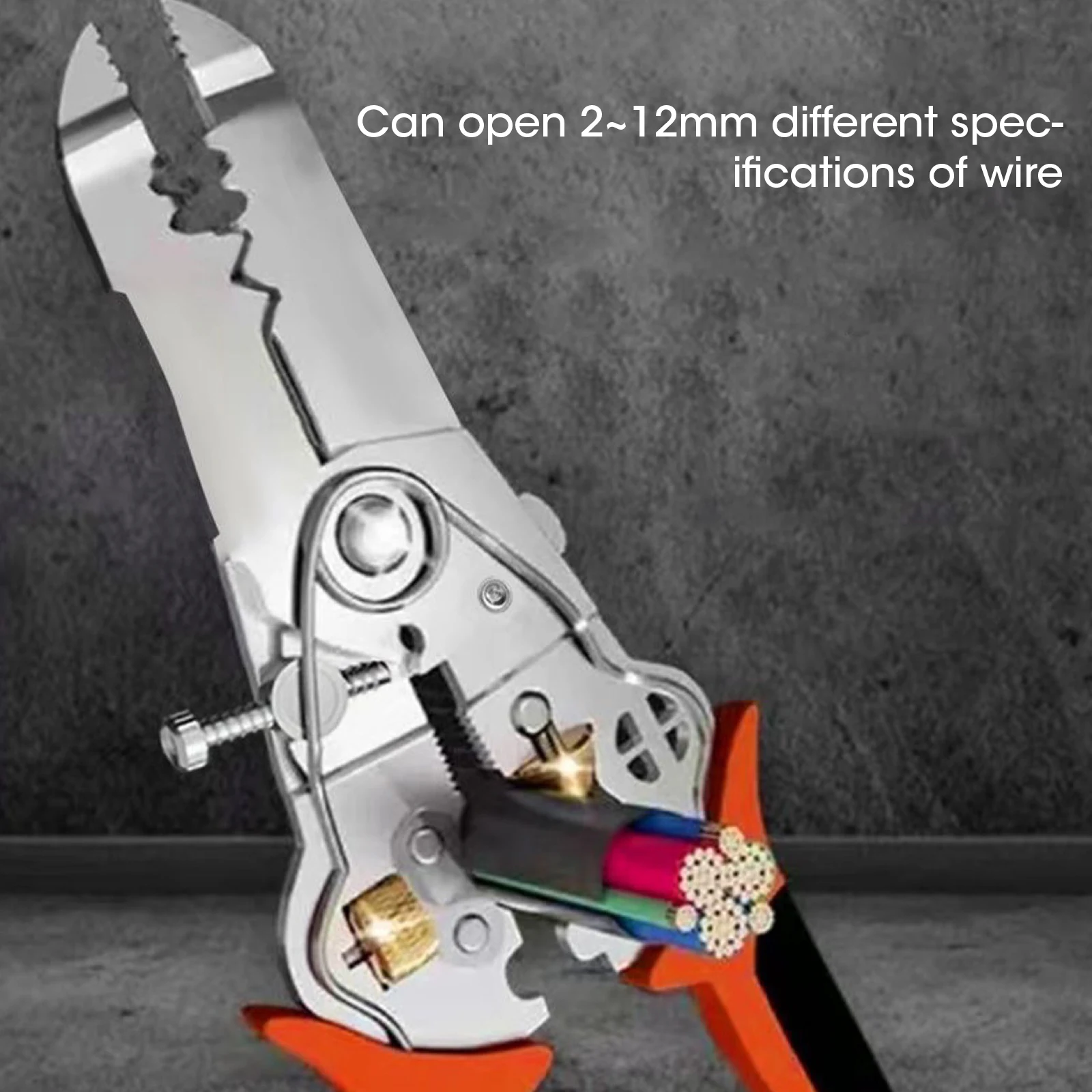 10 In 1 Stripping Pliers, Wire Stripper, Multifunctional Ring Crimper, Electrician\'s Network Cable Stripper, Wire Stripper Tools