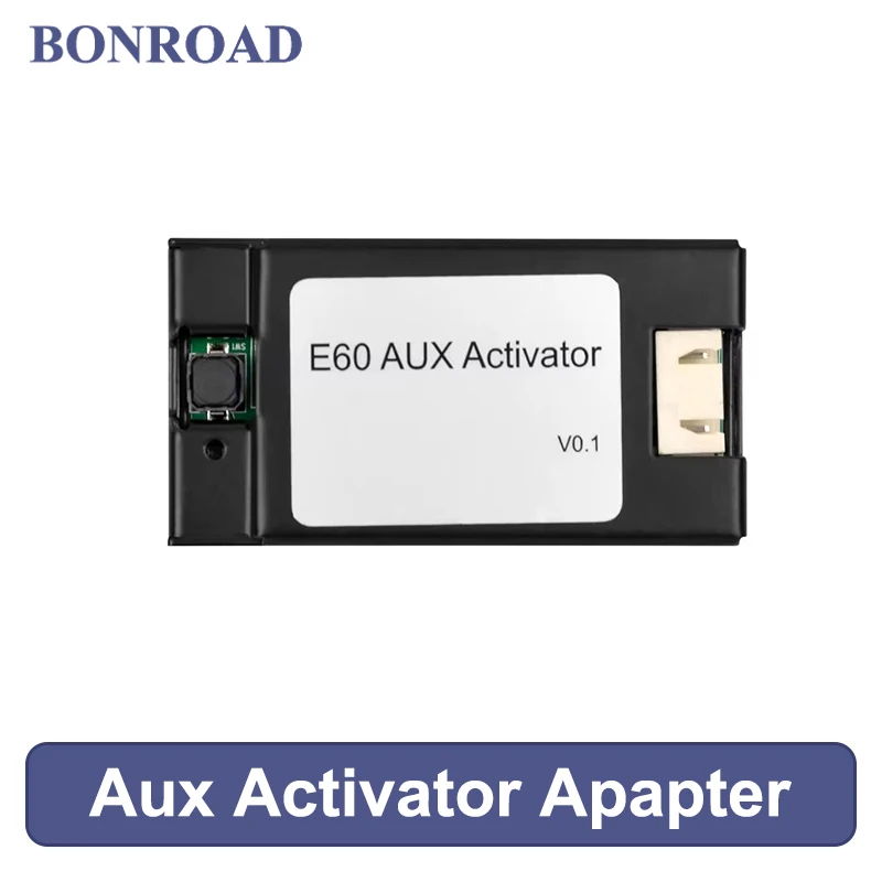 Adaptador activador AUX Bonroad E60 para BMW E60 E61 E63 E64 con sistema CCC 2003-2010, coche original sin puerto AUX