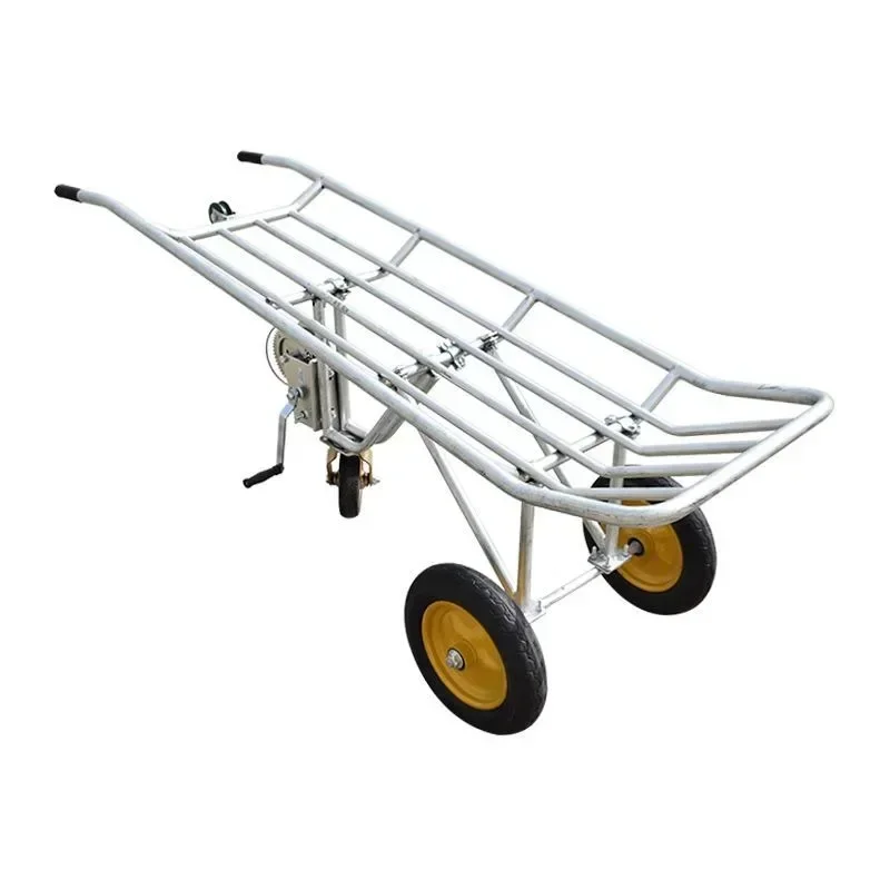 Flat-panel dead pig cart, dead pig trailer, thickened animal carcass disposal truck