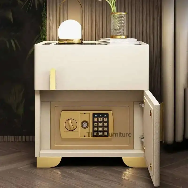 Aesthetic Nightstand Modern Minimalist Luxury European Nightstand Drawer Storage Comodini Camera Da Letto Furniture  Bedroom