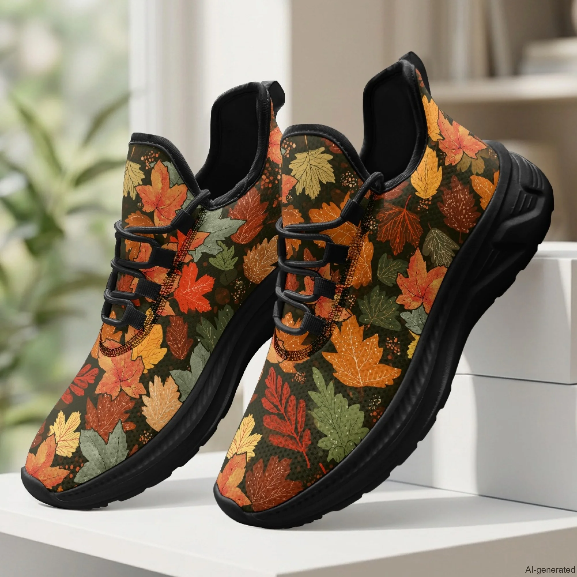 XIXIRIMIDO Gym Sneakers Walking Sports Shoes Mesh Sneakers Women\\'s Non-slip Nursing Hospital Shoe Maple Leaf Shoes 35-48