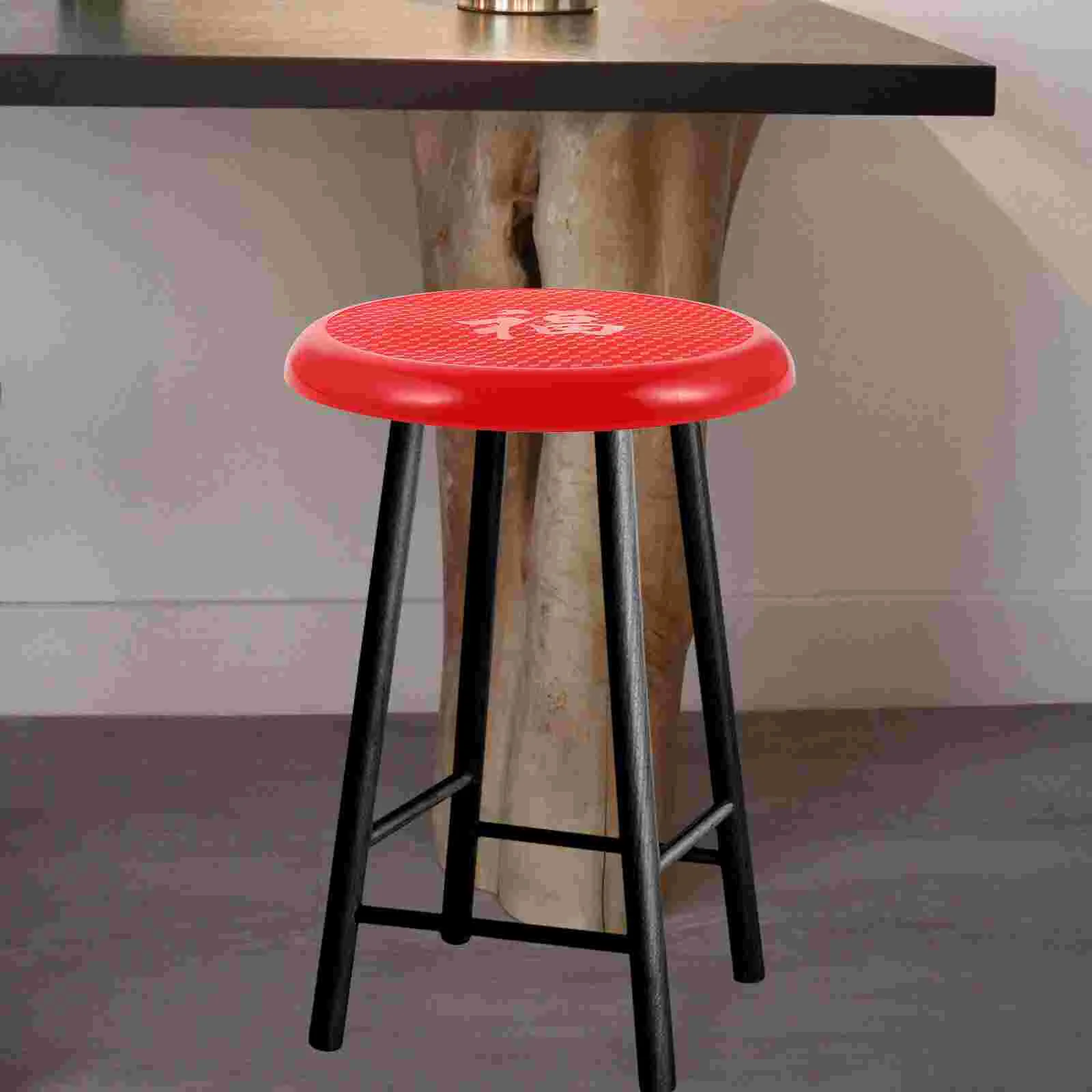 Round Stool Panel Plastic Accessory Chair Seat Portable Garden Bar Replacement Canteen Supply Stools Barstools