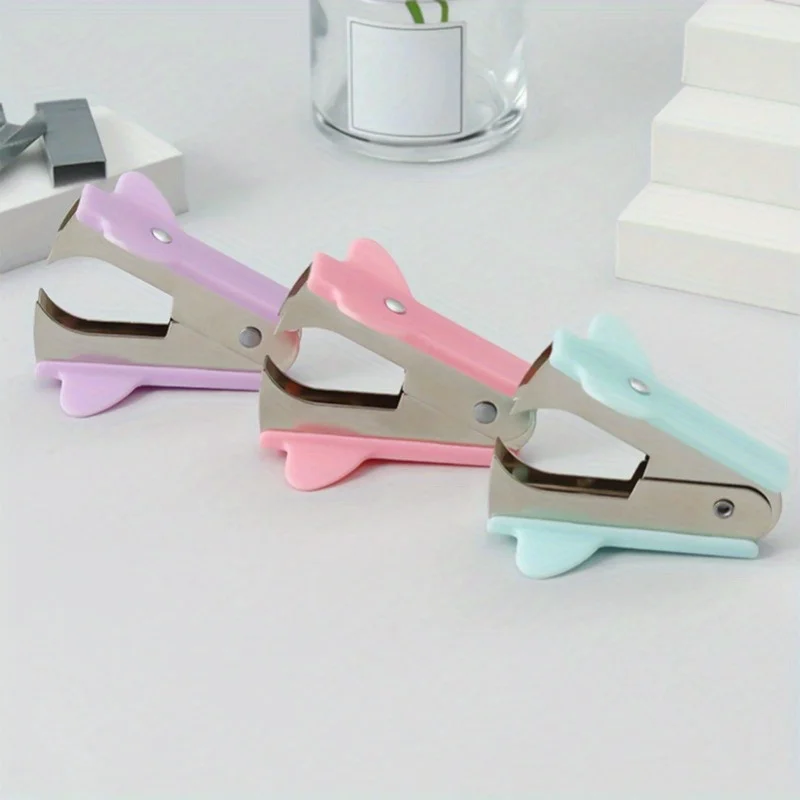 Random Colors Office Desktop Staples Stapler Remover Stationery Tools Staple Remover for Office Desk Accessories