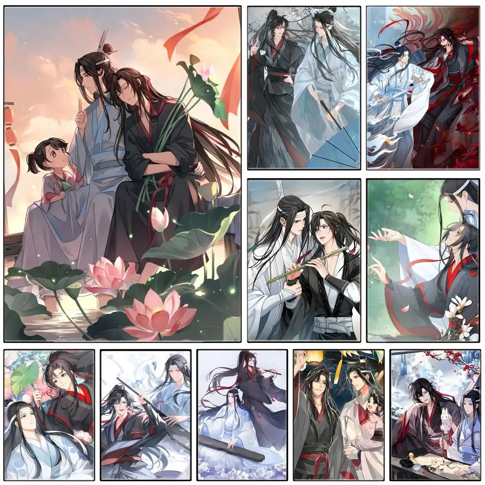Animation M-Mo Dao Zu Shi Poster  Self-adhesive Art Waterproof Paper Sticker Coffee House Bar Room Wall Decor