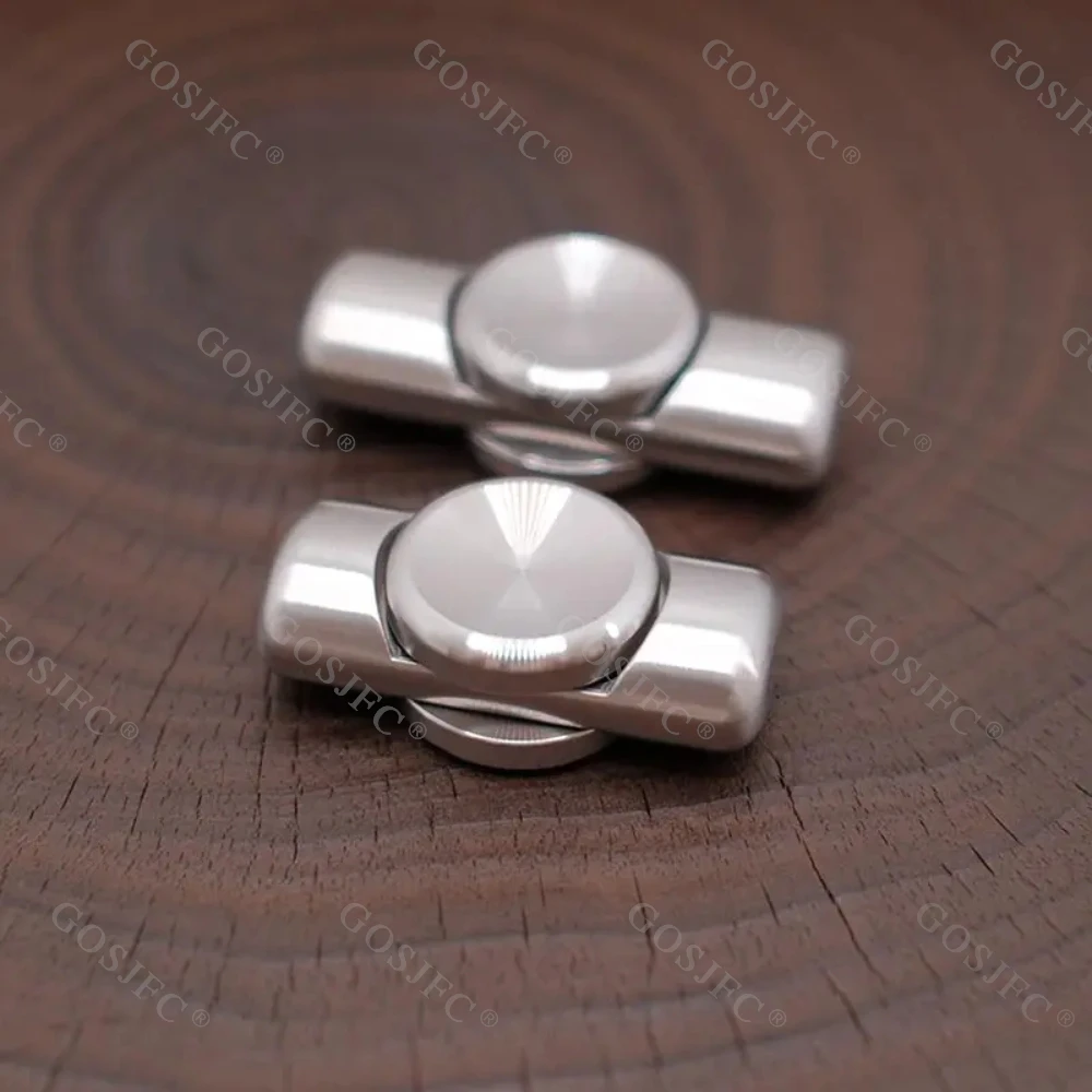 MiaoJia EDC Small Steel Column Mechanical Metal Feel Fidget Spinner Stress Relief Toy Desktop Toy Gift Fidget Toys For Adults