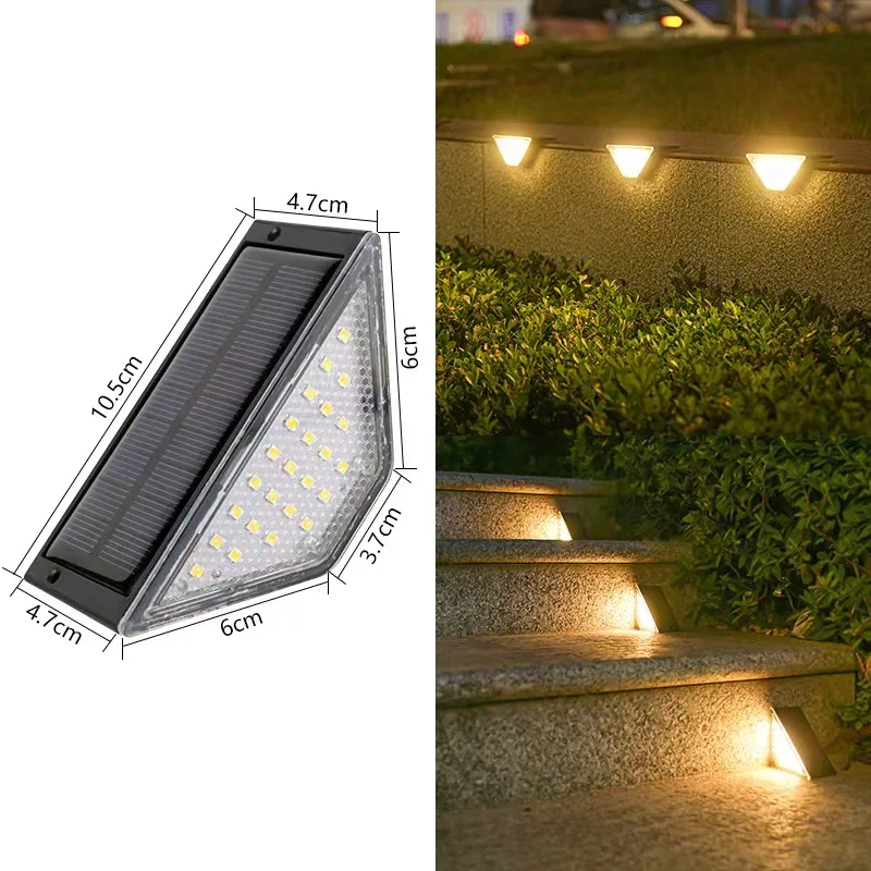 

Solar Stair Step Light Outdoor Waterproof Induction Step Light Outdoor Lighting Trail Light Courtyard Foot Light