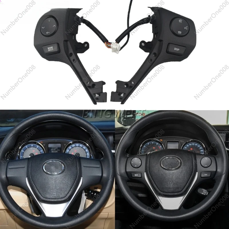 Steering Wheel Audio Control Button 84250-02560 For for Toyota Etios 2014 2015 2016 2017 2018