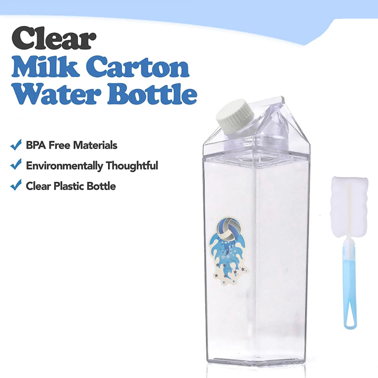 man water bottles Simple and fresh plastic water cup students portable creative resistant tea men women anti-fall cup my bottle