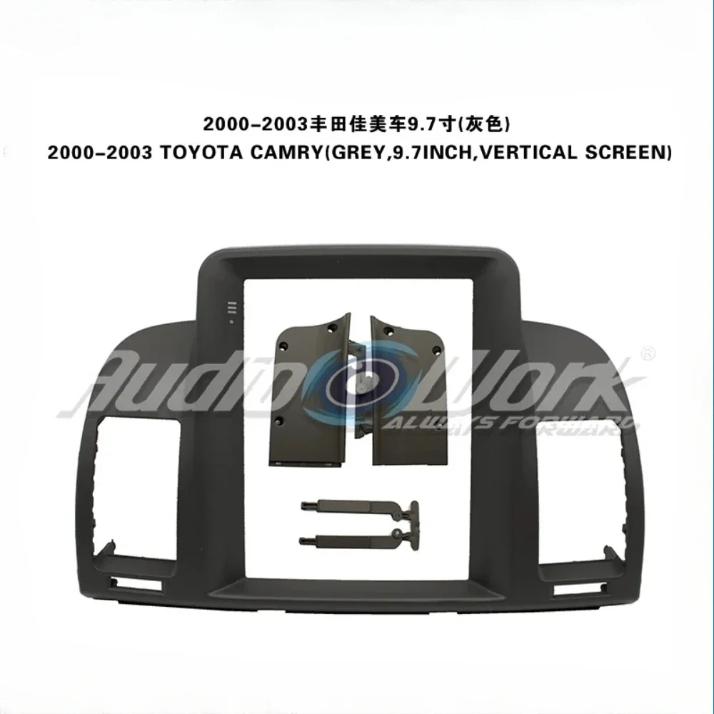 

9,7-дюймовый автомобильный радиоприемник TOYOTA CAMRY 2000-2003 годов, 2 Din, стереоплеер, установка объемной панели, комплект приборной панели, GPS-рамка