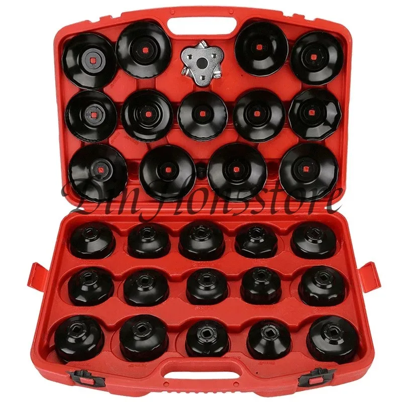 30-Piece cap cleaner wrench set machine filter disassembly tool