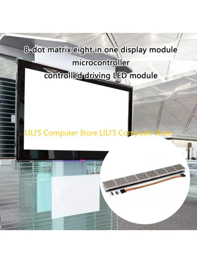 

A52B Efficient 8x8 MAX7219 LED Matrixes Module Display Module for Electronic Projects