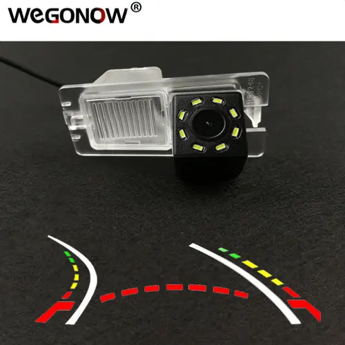 Cámara trasera CCD inalámbrica HD para coche ojo de pez 8 12 led soporte de visión nocturna dinámica estacionamiento para Ssangyong Rexton Kyron Korando Actyon