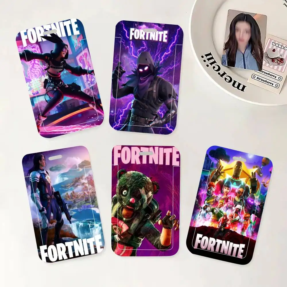 

Держатель для ID-карт Game F-F-Fortnites-s с ремешком на шею, подвеской, бейджем, шнурком, брелоком, чехлом для рабочего пропуска, подарок