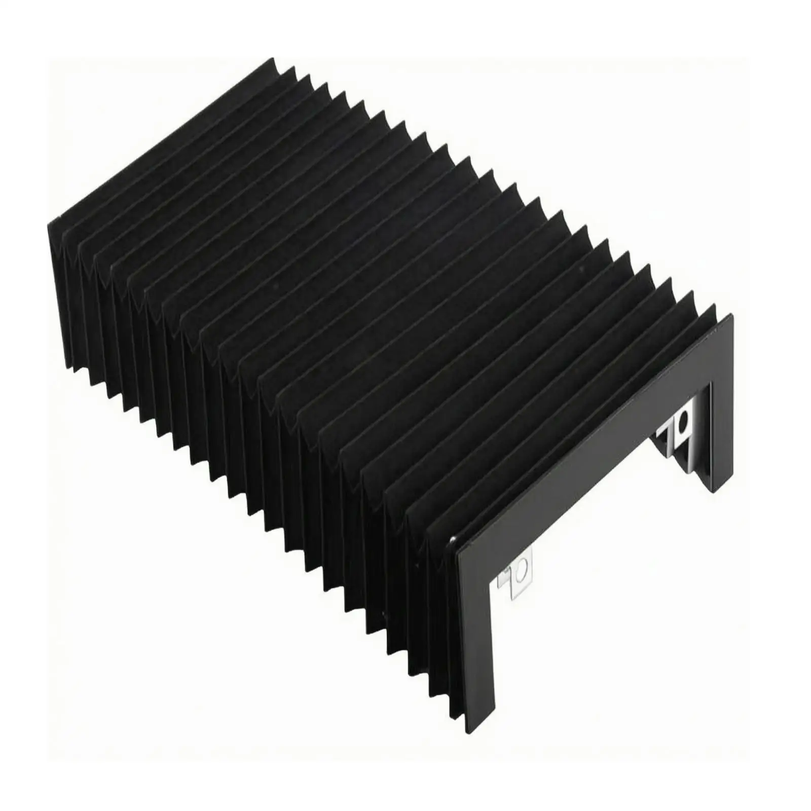 Linear Rail Dustproof Bellows Protector for Industrial Equipment with PVC Skeleton End Frame and Smooth Travel Motion