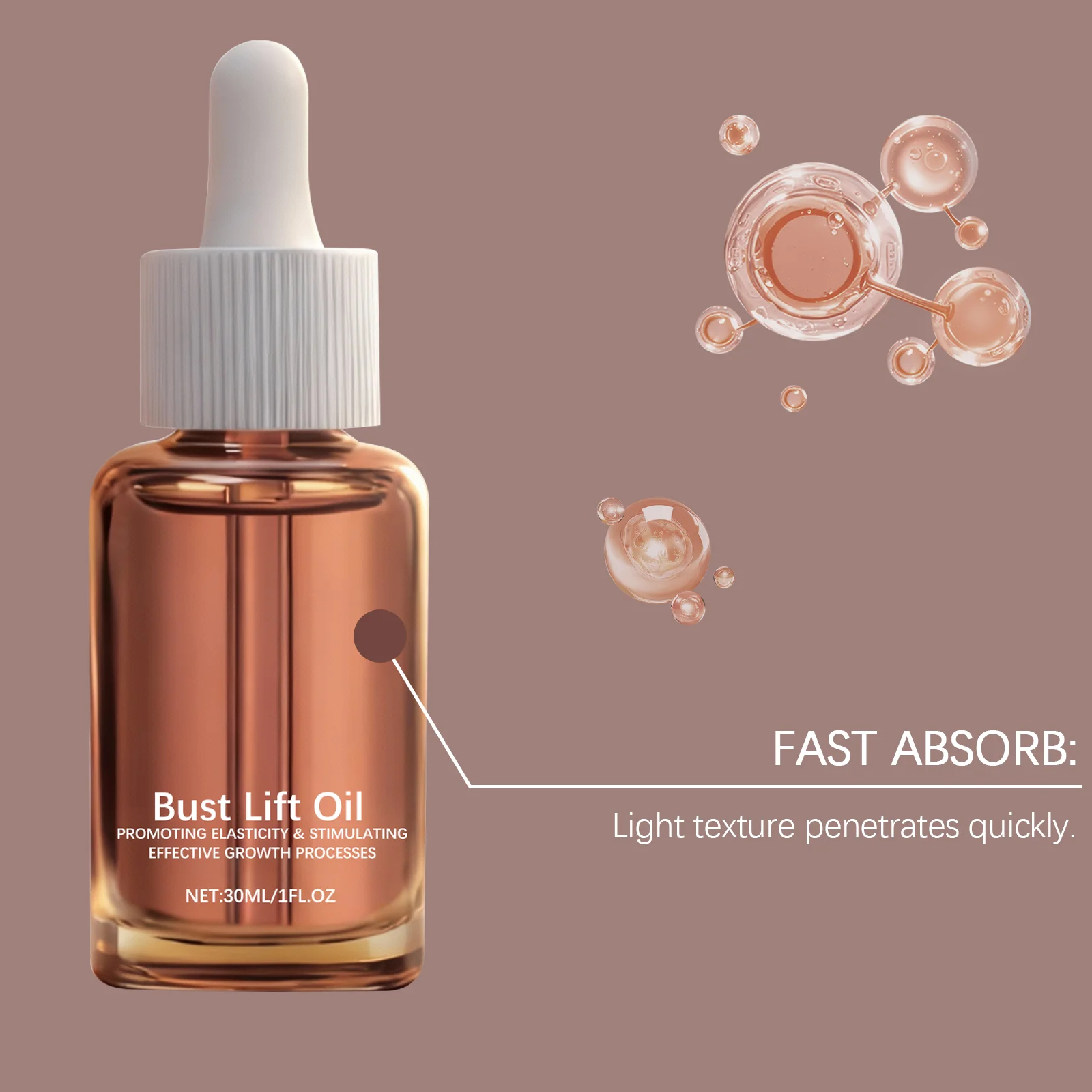 Breast Enhancement Oil Firming Lifting Shaping Boost Fullness Fast Growth Bigger Chest Increase Bust Size Breast Tightening Oil