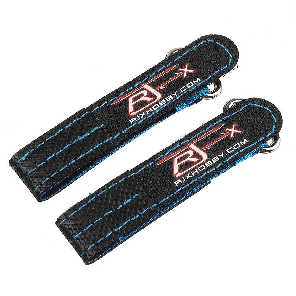 RJXHOBBY 2Pcs 16X150/180/200/210/220/225/mm Zinc Alloy Seamless Buckle Battery Strap