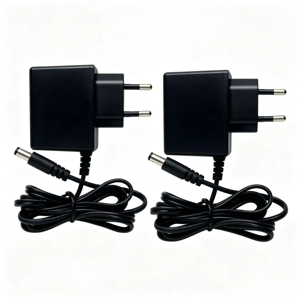 Image of 2er-Pack 12W 12V 1A Netzadapter AC 100-240V zu DC 12V 1A Schaltnetzteil Ladegerät 5.5x2.1mm für LED-Streifen CCTV-Kamera Router