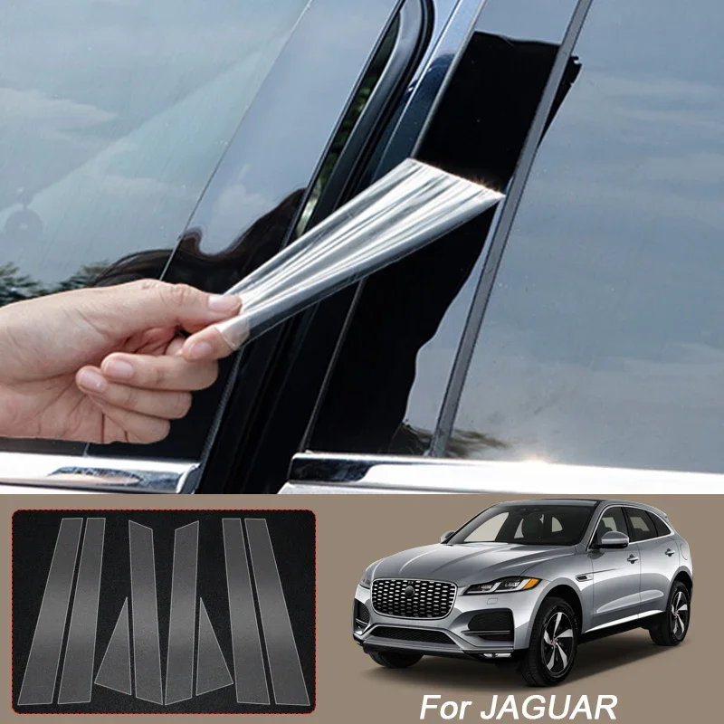 

Car Protective Film For JAGUAR F-PACE I-PACE XE XF XJ E-PACE 2010-2026 B Pillar TPU Auto Window Body Paint Sticker Accessories