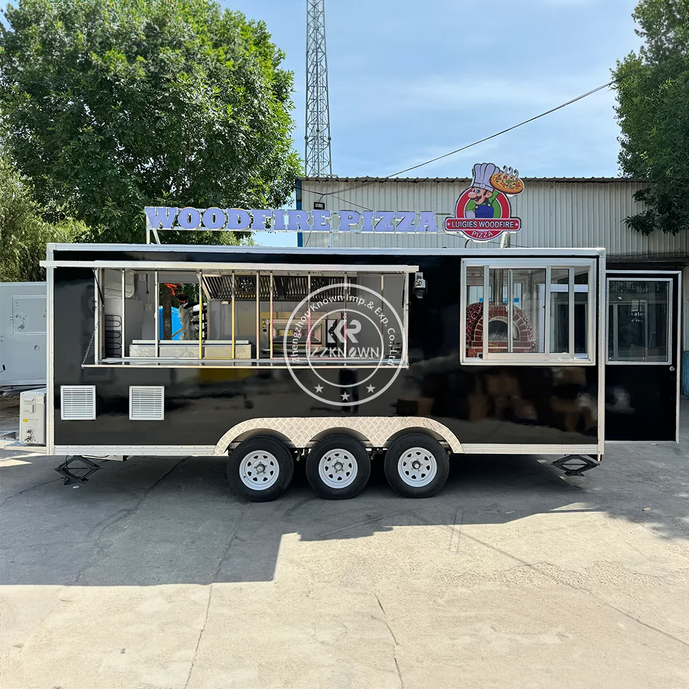 Outdoor Food Truck Container Catering Hotdog Trailer Ice Cream Food Truck with Full Kitchen