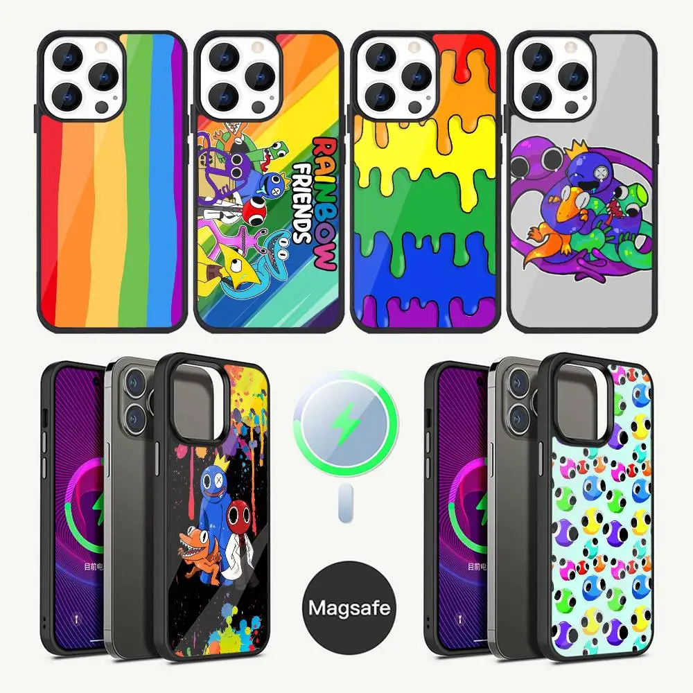 

R-Rainbow Friends Toy Phone Case For iPhone 17,16,15,14,13,12,11,Plus,Pro,Max Mini Magsafe Magnetic Wireless Charging