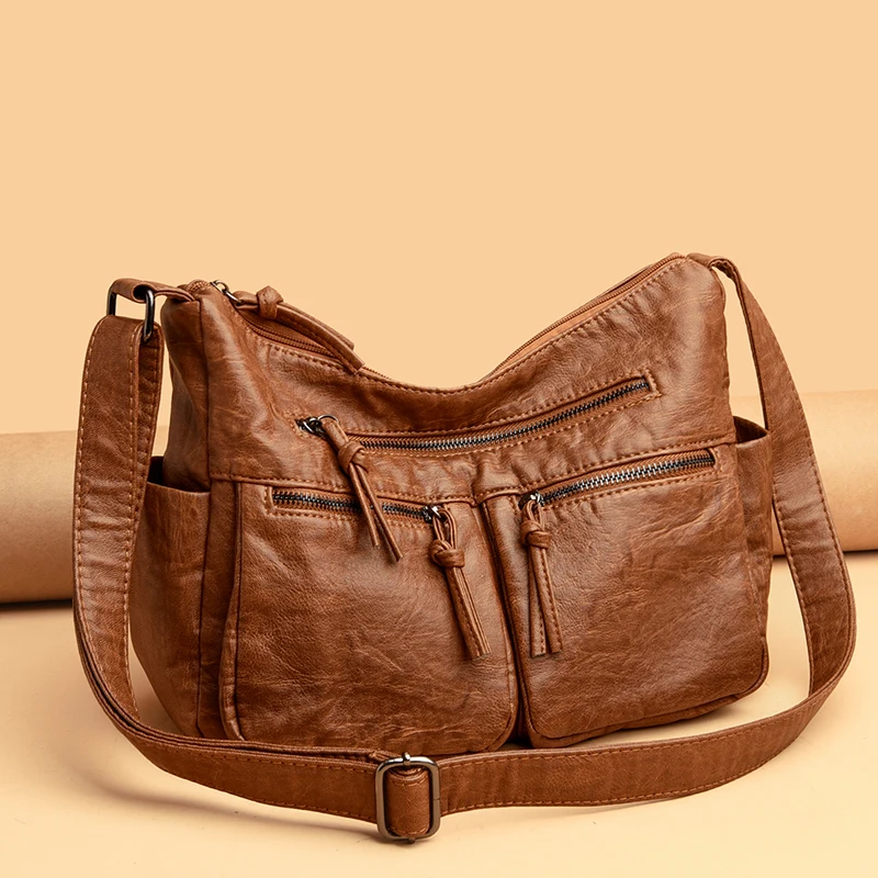High Quality Leather Luxury Handbags Women Bags Designer Shoulder Crossbody Bags for Women 2024 New Bolsa Feminina Sac A Main