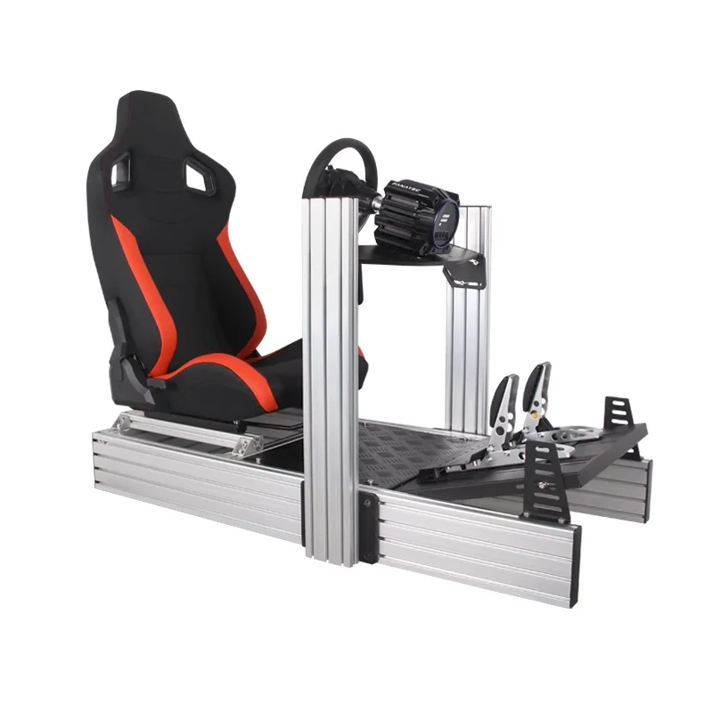 Custom Heavy Duty 40160 Aluminum Profile Sim Racing Cockpit  Gaming Driving Stand For Virtual Racing Game Enthusiasts