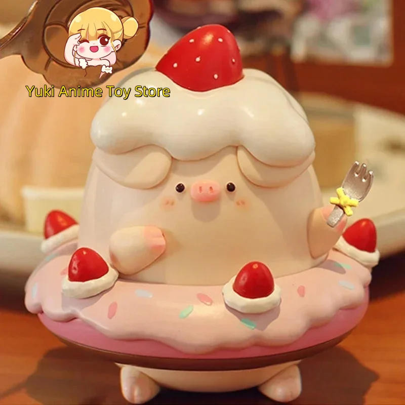 Piko Pig Dessert Blind Box Toy Mystery Box Caja Misteriosa Caixa Surprise Anime Character Kawaii Tabletop Display A Girl Present