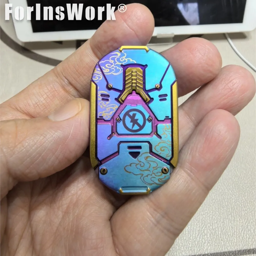 Hero Dharma Titan Farbe Push Slider Antistress Erwachsene Spielzeug Sensorischen Spielzeug Für Autismus Hand Spinner Büro Schreibtisch Zubehör