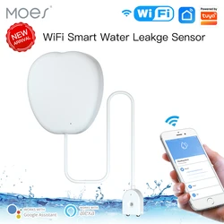 WiFi Mới Thông Minh Lũ Cảm Biến Rò Rỉ Nước Báo Lũ Thông Báo Cảnh Báo Chống Tràn Hệ Thống Báo Động Tuya Cuộc Sống Thông Minh Ứng Dụng