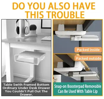 8 最佳銷售 桌子下面的抽屜 - №3