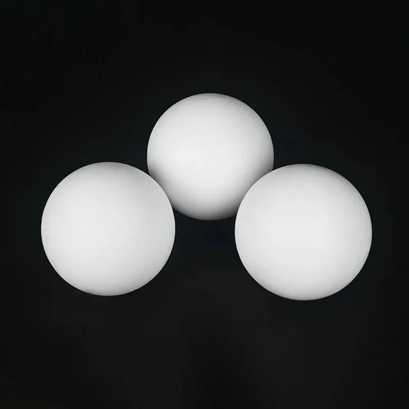 Plastic F4 Balls 1mm-120mm Diameter PTFE Solid Ball Bearings Corrosion Resistance Sealing